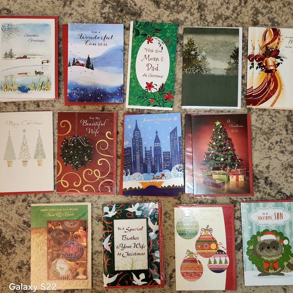 Assorted Christmas Greeting Cards